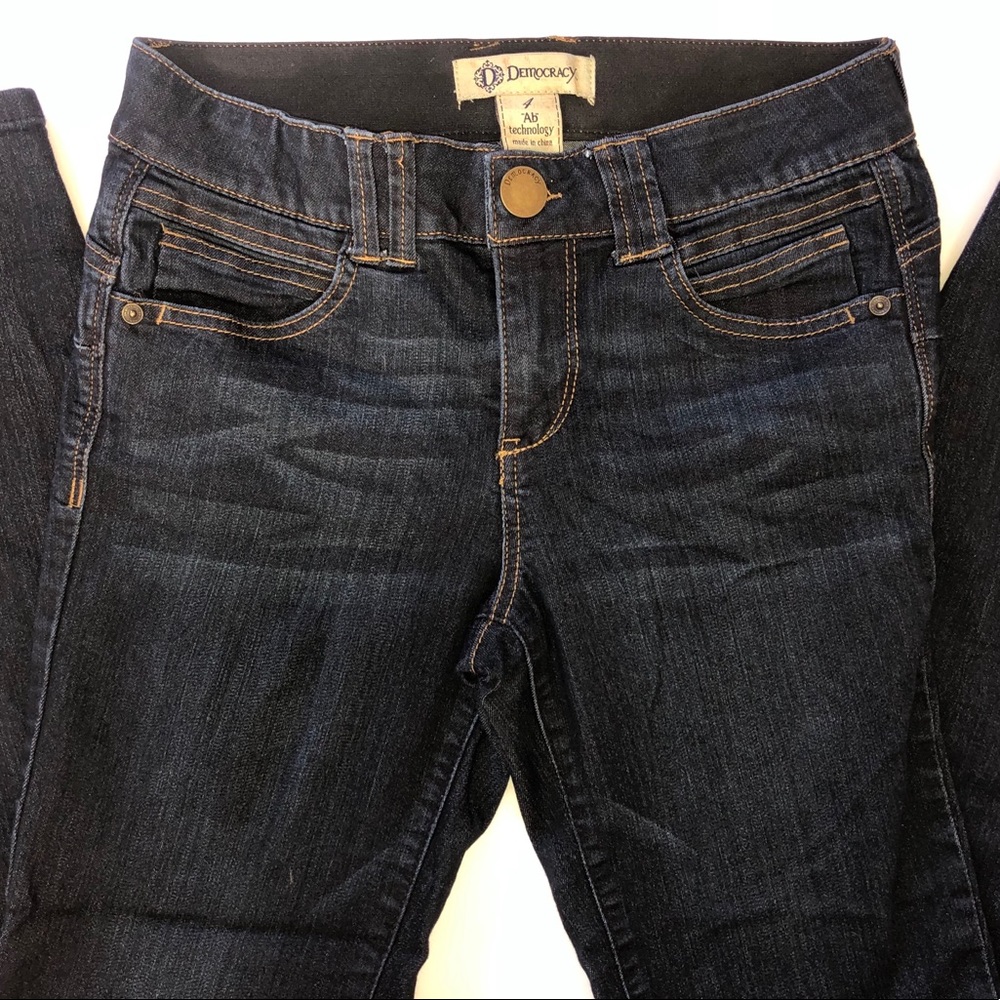 Democracy Jeans Dark Wash w/ Ab Technology Size 4